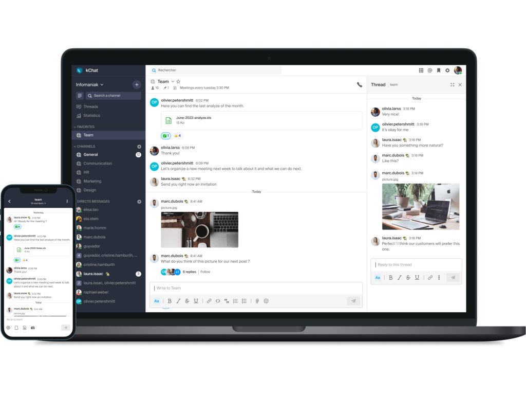kChat – Sicheres Messaging