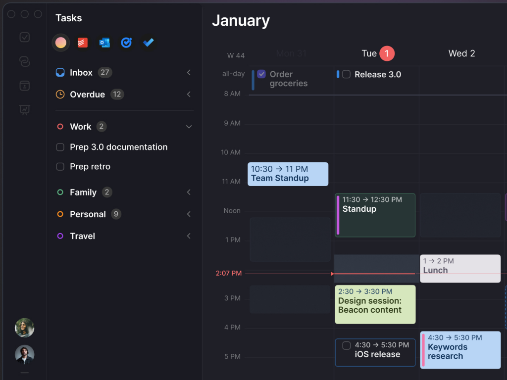 Morgen Planner & Calendar
