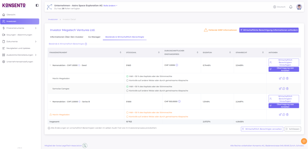 Transparenzregister Manager Slide 3